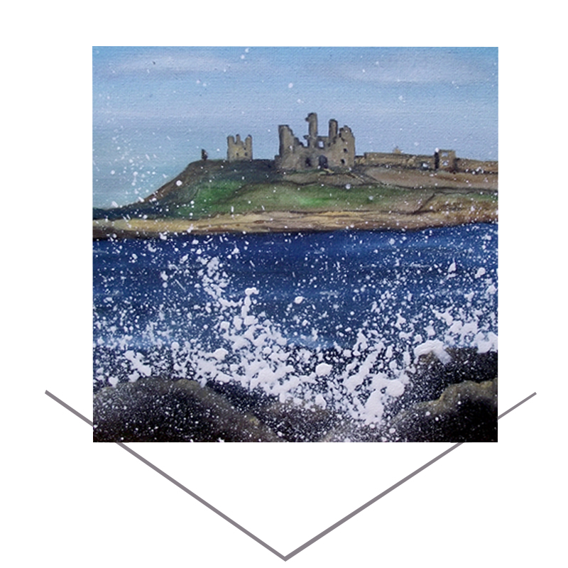 Dunstanburgh Castle Greeting Card